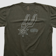 Black San Antonio Spurs NBA 2000s T-shirt | NBA