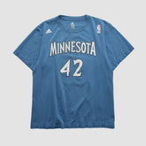 Blue Minnesota Timberwolves 2010s T-shirt | NBA