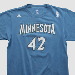 Blue Minnesota Timberwolves 2010s T-shirt | NBA