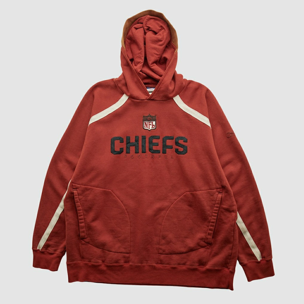 Kansas City Chiefs Reebok 2000s Hooded Pullover Sweatshirt | NFL Discount
