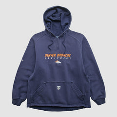 Denver Broncos Reebok 2000s Hooded Pullover Sweatshirt | NFL Discount