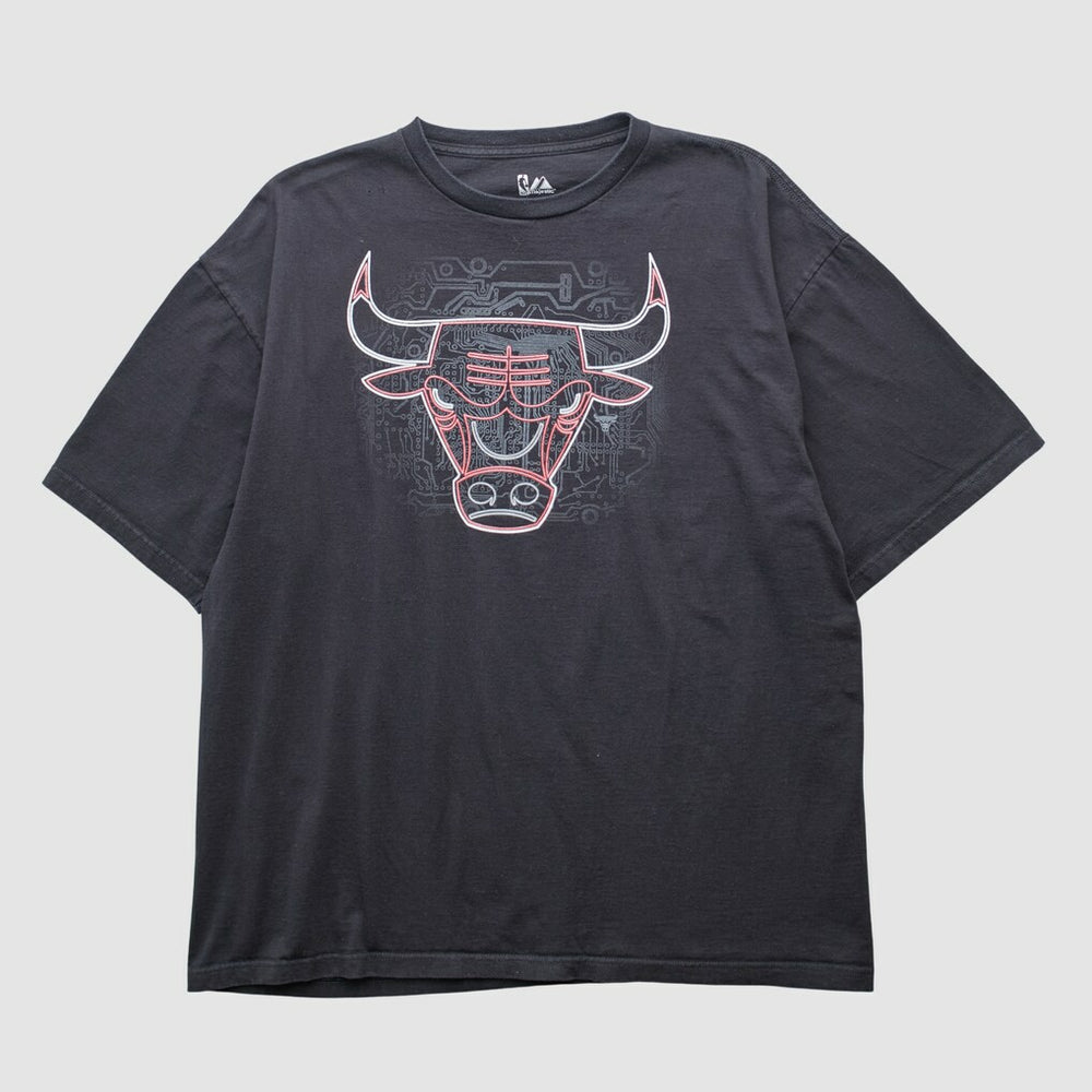 Black Chicago Bulls Majestic 2000s T-shirt sale | NBA