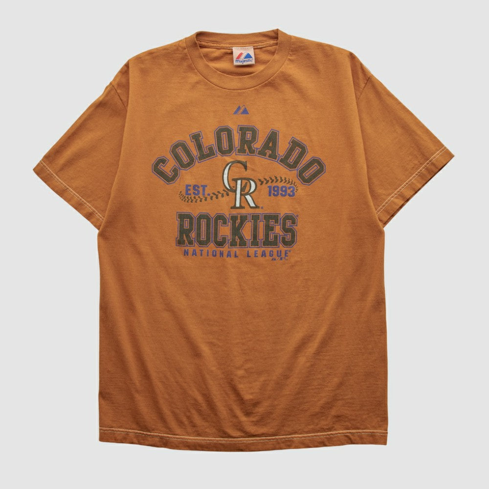 Colorado Rockies Majestic 2000s T-shirt - MLB T-shirts