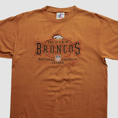 Denver Broncos Logo Athletic 90s T-shirt | NFL Hot
