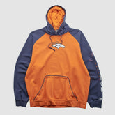 Denver Broncos Reebok 2000s Hooded Pullover Sweatshirt | NFL Outlet