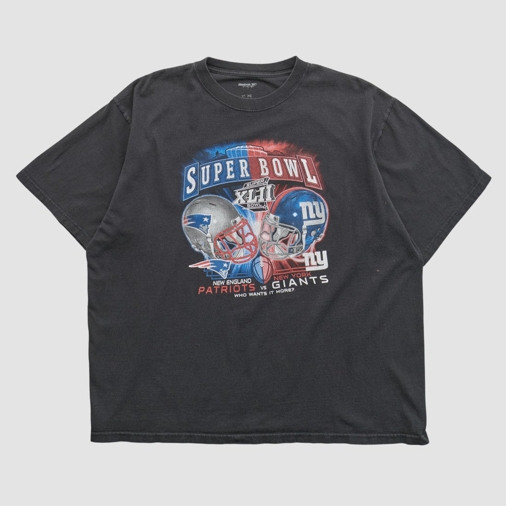 New York Giants Super Bowl XLII Reebok 2008 T-shirt | NFL Outlet