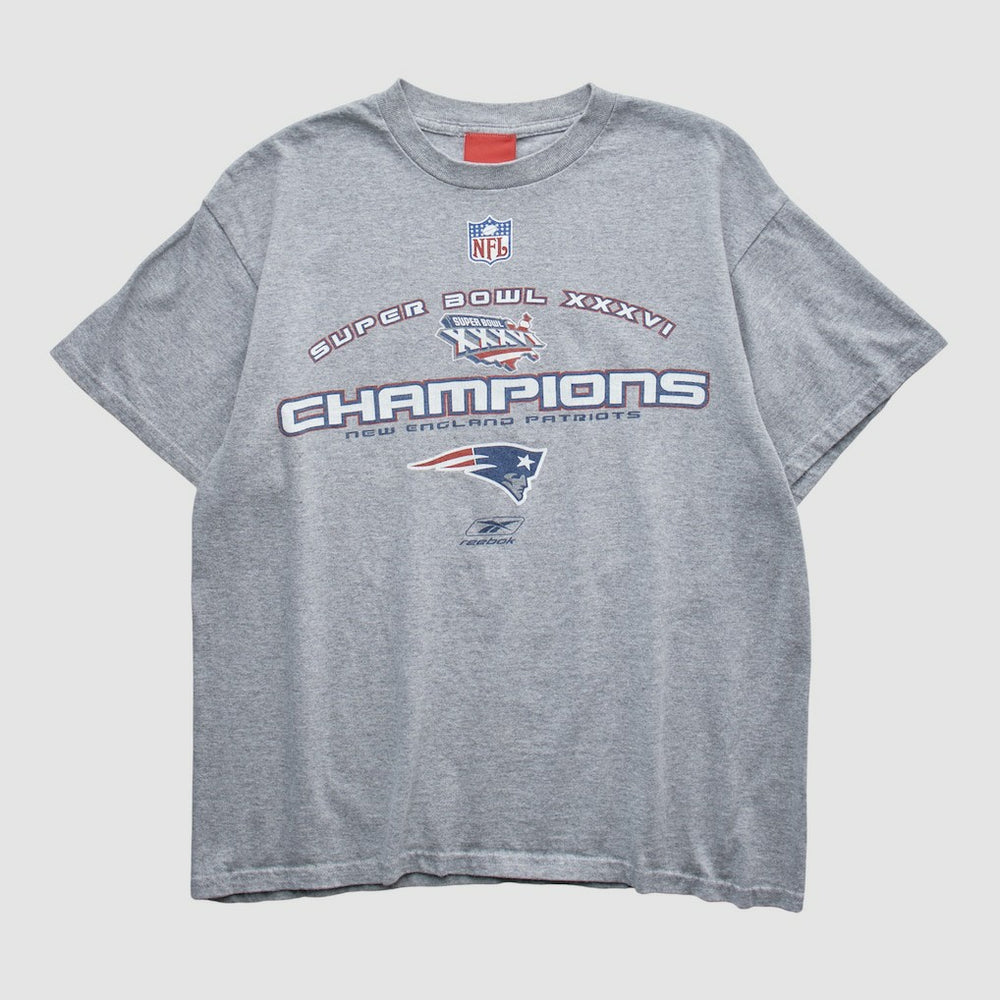 New England Patriots Reebok 2002 T-shirt | NFL Outlet