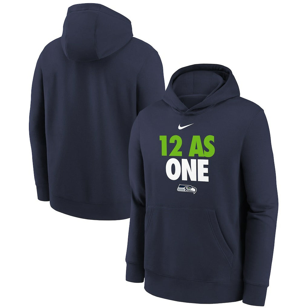 Seattle Seahawks Youth 12 As One Fleece Hoodie | NFL Outlet