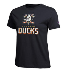Anaheim Ducks Champion Women's Wordmark Lockup T-Shirt - NHL T-shirts