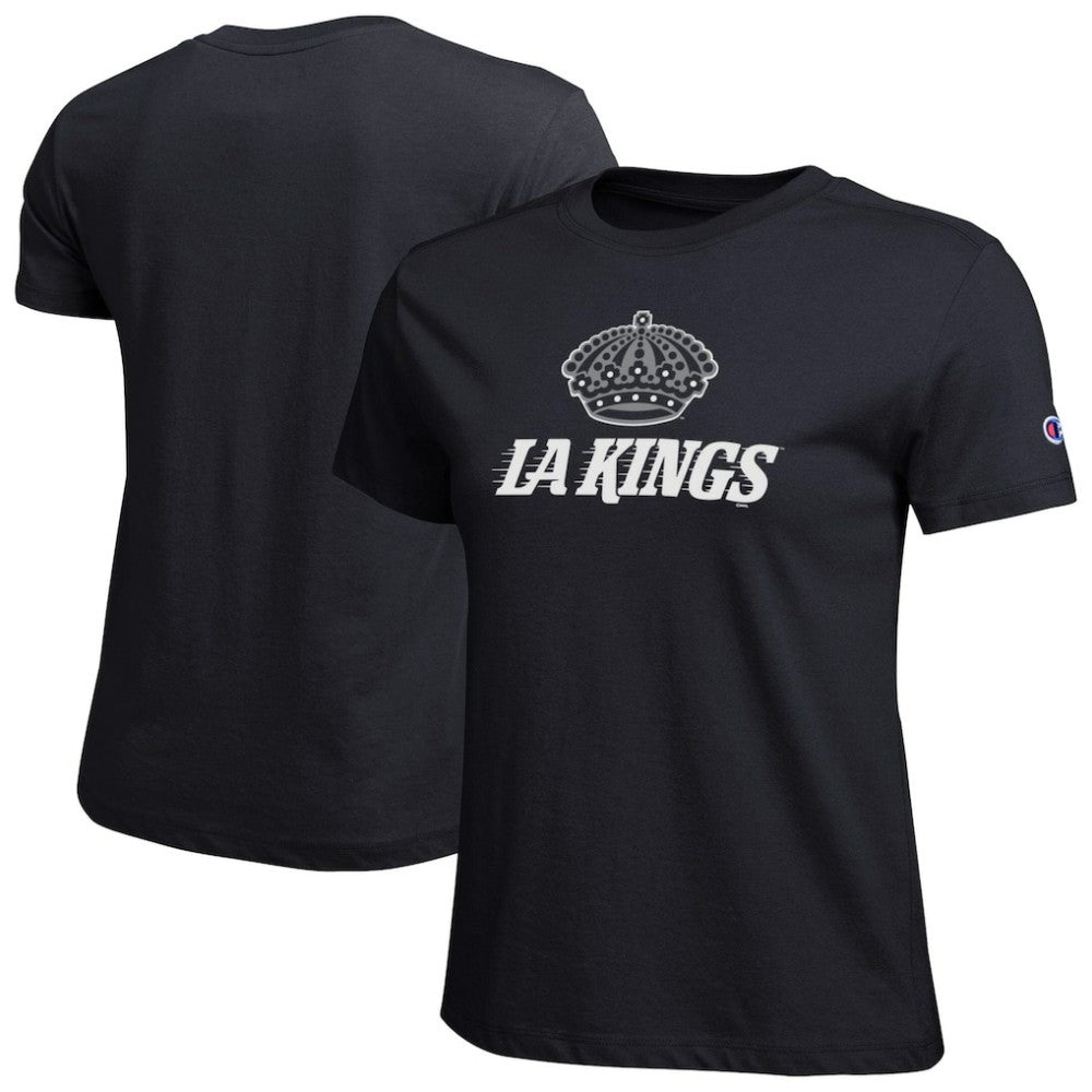 Los Angeles Kings Champion Women's Wordmark Lockup T-Shirt - NHL T-shirts