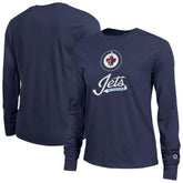 Winnipeg Jets Champion Women's Wordmark Lockup Long Sleeve T-Shirt - NHL T-shirts