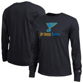 St. Louis Blues Champion Women's Wordmark Lockup Long Sleeve T-Shirt - NHL T-shirts