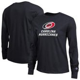 Carolina Hurricanes Champion Women's Wordmark Lockup Long Sleeve T-Shirt - NHL T-shirts