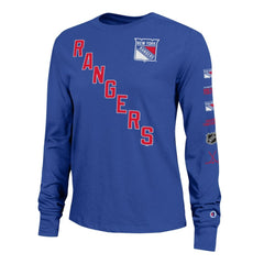 New York Rangers Champion Women's 2-Hit Long Sleeve T-Shirt - NHL T-shirts