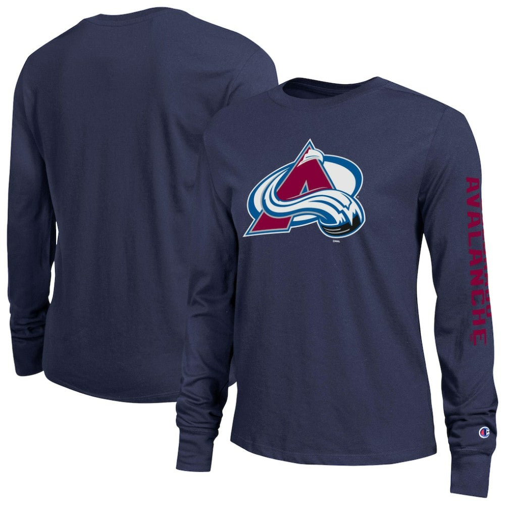 Colorado Avalanche Champion Women's 2-Hit Long Sleeve T-Shirt - NHL T-shirts