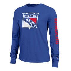 New York Rangers Champion Women's 2-Hit Long Sleeve T-Shirt - NHL T-shirts