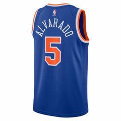 Blue José Alvarado New York Knicks Unisex Swingman Jersey | NBA