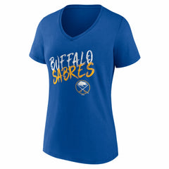 Buffalo Sabres Women's Hustle Personalized Name & Number V-Neck T-Shirt - NHL T-shirts