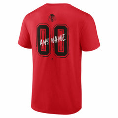 Chicago Blackhawks Big & Tall Hustle Personalized Name & Number T-Shirt - NHL T-shirts