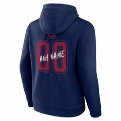 Colorado Avalanche Big & Tall Hustle Personalized Name & Number Hoodie - NHL Hoodies