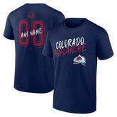Colorado Avalanche Hustle Personalized Name & Number T-Shirt - NHL T-shirts