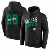 Dallas Stars Hustle Personalized Name & Number Hoodie - NHL Hoodies
