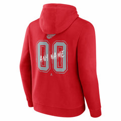 Detroit Red Wings Hustle Personalized Name & Number Hoodie - NHL Hoodies