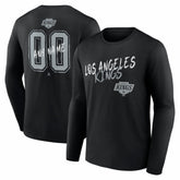 Los Angeles Kings Hustle Personalized Name & Number Long Sleeve T-Shirt - NHL T-shirts