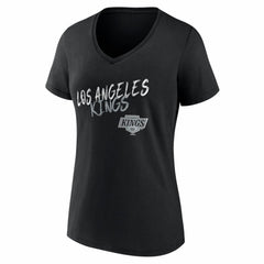 Los Angeles Kings Women's Hustle Personalized Name & Number V-Neck T-Shirt - NHL T-shirts