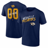 Nashville Predators Hustle Personalized Name & Number T-Shirt - NHL T-shirts