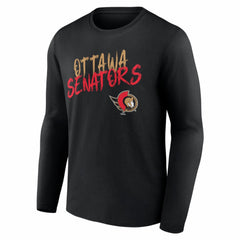 Ottawa Senators Hustle Personalized Name & Number Long Sleeve T-Shirt - NHL T-shirts