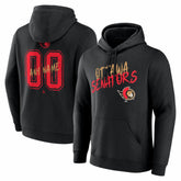 Ottawa Senators Hustle Personalized Name & Number Hoodie - NHL Hoodies