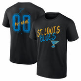 St. Louis Blues Big & Tall Hustle Personalized Name & Number T-Shirt - NHL T-shirts