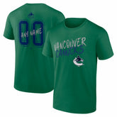 Vancouver Canucks Hustle Personalized Name & Number T-Shirt - NHL T-shirts
