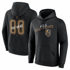 Vegas Golden Knights Hustle Personalized Name & Number Hoodie - NHL Hoodies