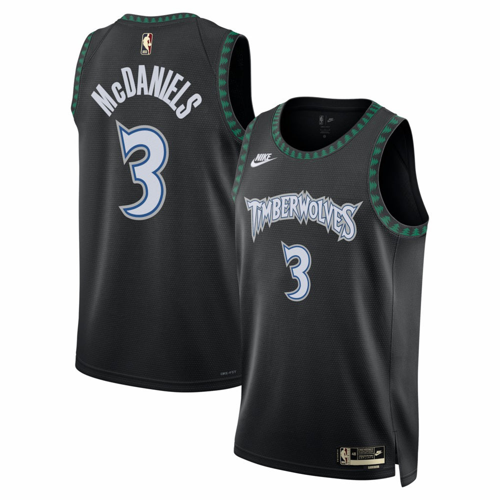 Black Jaden McDaniels Minnesota Timberwolves Unisex Swingman Jersey | NBA