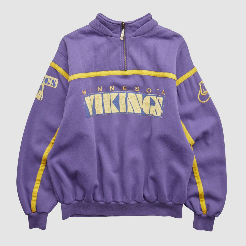 Minnesota Vikings 90s 1/4 Zip Sweatshirt | NFL Outlet