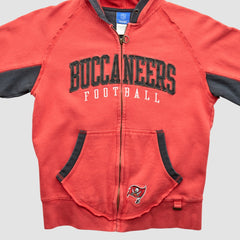 Tampa Bay Buccaneers Reebok 2000s Hooded Full Zip Sweatshirt | NFL Outlet