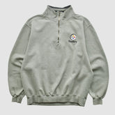 Pittsburgh Steelers Lee Sport 90s 1/4 Zip Sweatshirt | NFL New