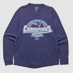 New England Patriots Reebok 2005 Long Sleeve T-shirt | NFL New
