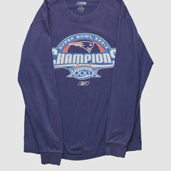 New England Patriots Reebok 2005 Long Sleeve T-shirt | NFL New