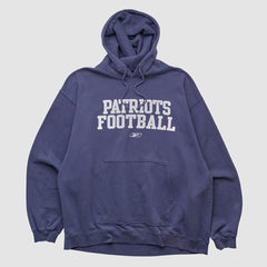 New England Patriots Reebok 2000s Hooded Pullover Sweatshirt | NFL Outlet
