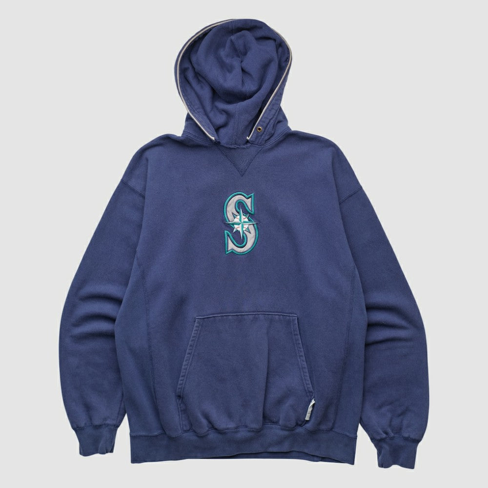Seattle Mariners Champion 2000s Hooded Pullover Sweatshirt - MLB Pullover
