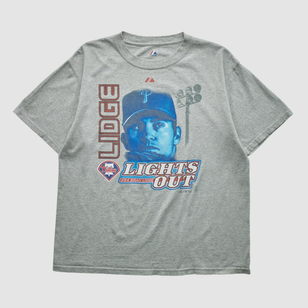 Brad Lidge Majestic 2000s T-shirt - MLB T-shirts