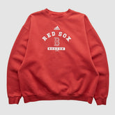Boston Red Sox Adidas 2000s Pullover Sweatshirt - MLB Pullover