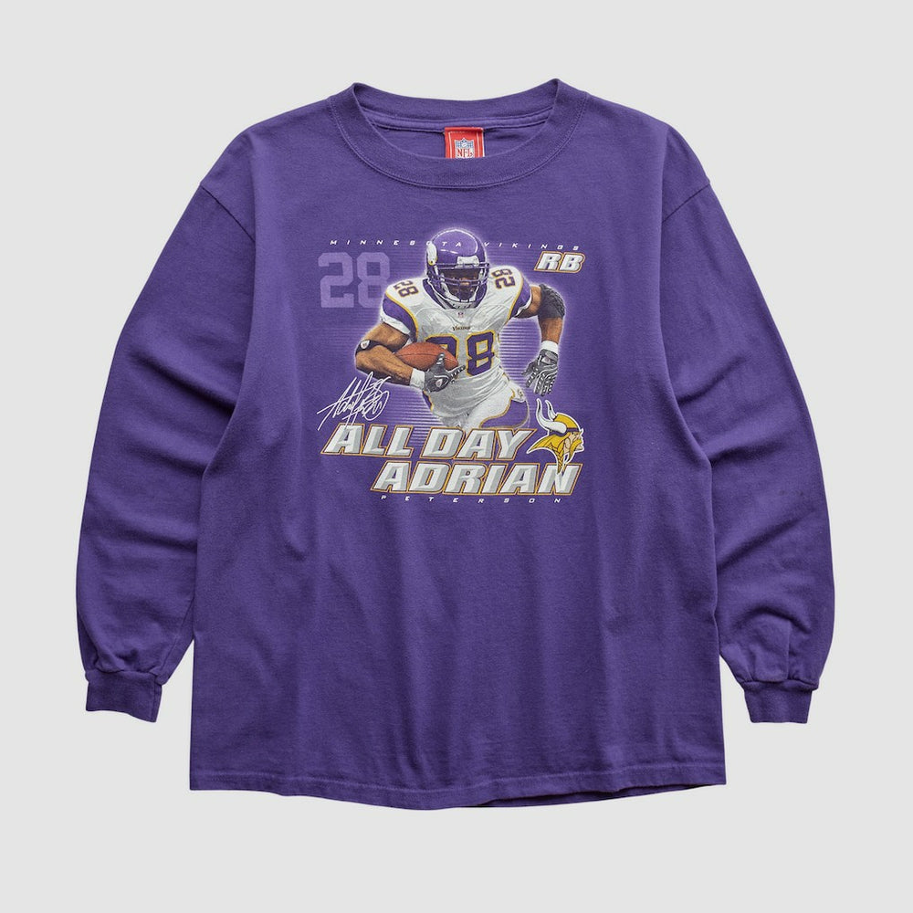 Minnesota Vikings Adrian Peterson NFL 2000s Long Sleeve T-shirt | NFL Near me