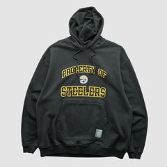 Pittsburgh Steelers Reebok 2000s Hooded Pullover Sweatshirt | NFL Discount