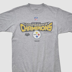 Pittsburgh Steelers Conference Champions Reebok 2008 T-shirt | NFL New