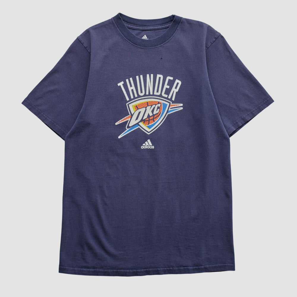 Navy Oklahoma City Thunder 2010s T-shirt | NBA