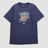 Navy Oklahoma City Thunder 2010s T-shirt | NBA
